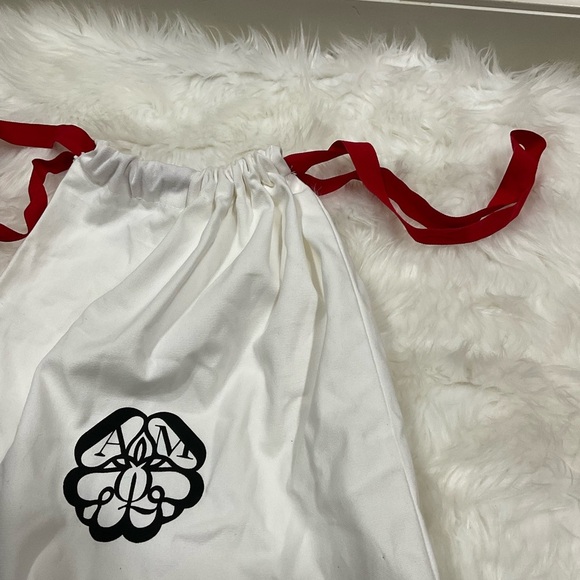 Double sided Alexander McQueen White Bag with Red Accents - Picture 3 of 8